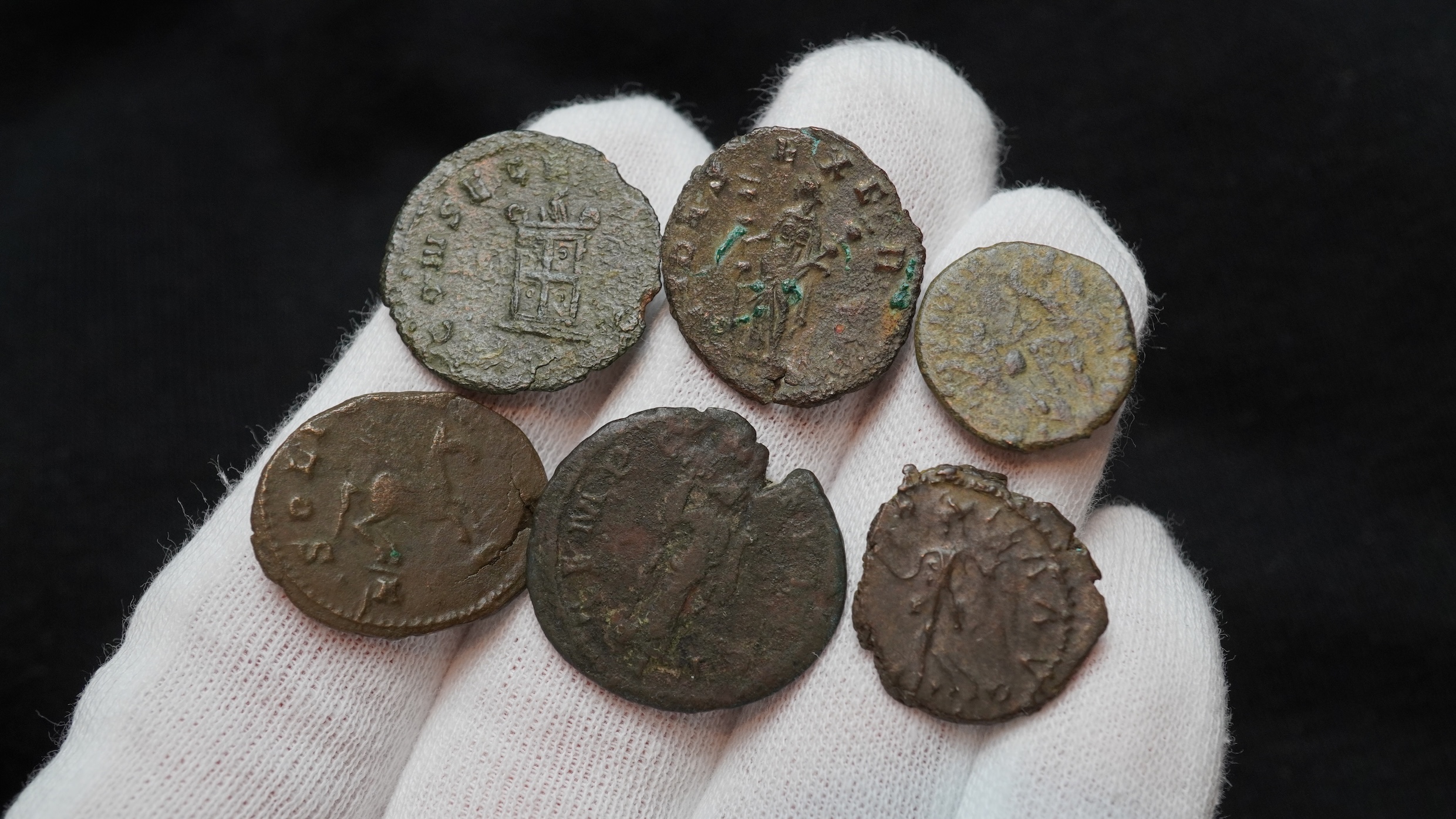 Lot de 6 monnaies romaines – Image 2