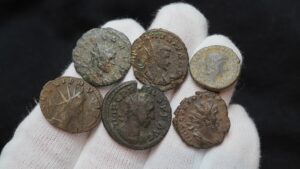 Lot de 6 monnaies romaines