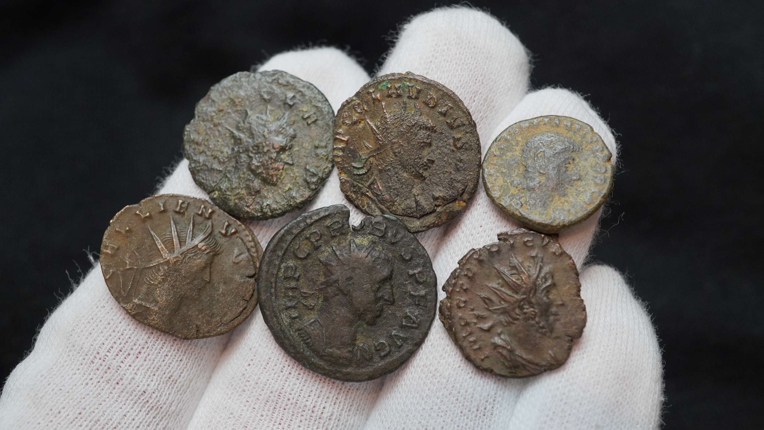 Lot de 6 monnaies romaines