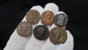 Lot de 6 monnaies romaines