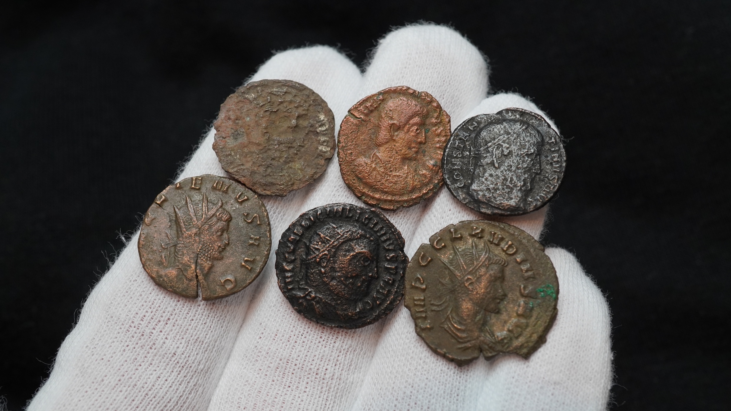Lot de 6 monnaies romaines