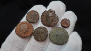 Lot de 6 monnaies romaines