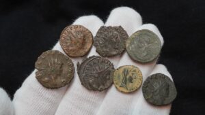 Lot de 7 monnaies romaines