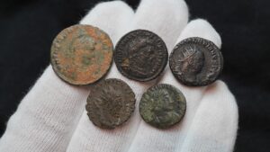 Lot de 6 monnaies romaines