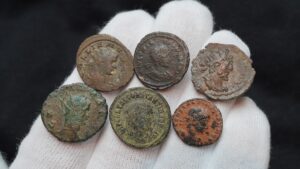 Lot de 6 monnaies romaines