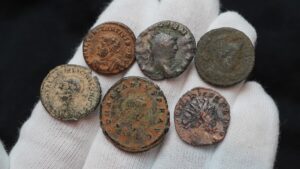 Lot de 6 monnaies romaines