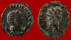 Lot de 2 antoniniens : Gallien et Salonine