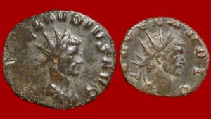 Lot de 2 antoniniens de Claude II le Gothique