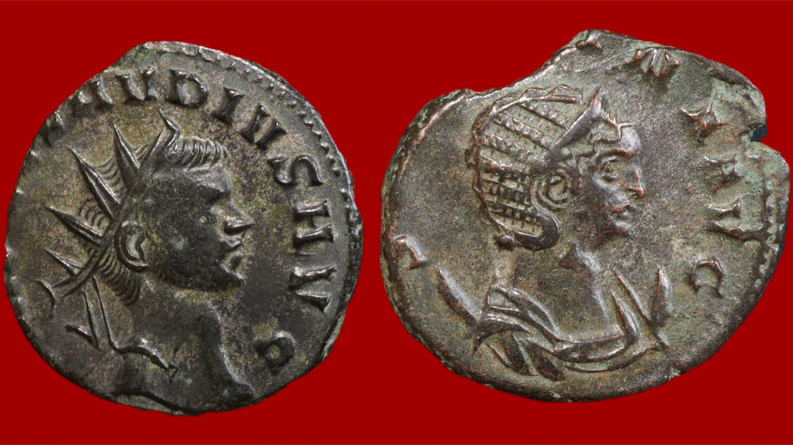 Lot de 2 antoniniens : Salonine Claude II