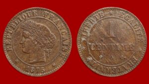 1 centime Cérès 1875 A