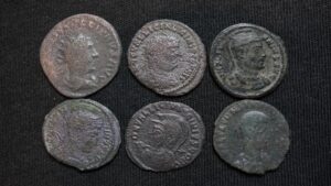 Lot de 6 monnaies romaines