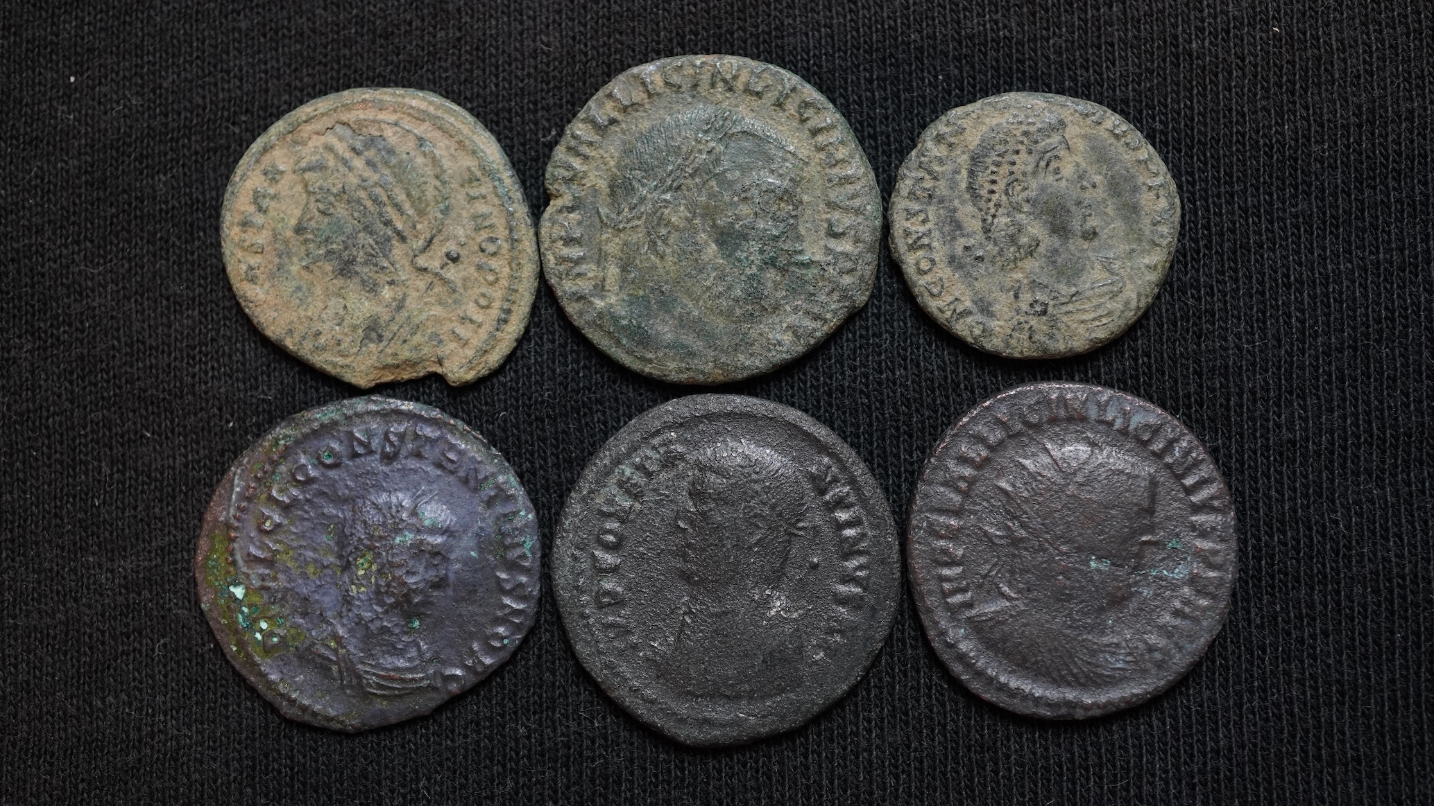Lot de 6 monnaies romaines