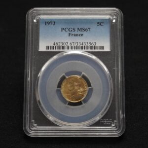 50 centimes Lagriffoul 1973 (PCGS / MS67)