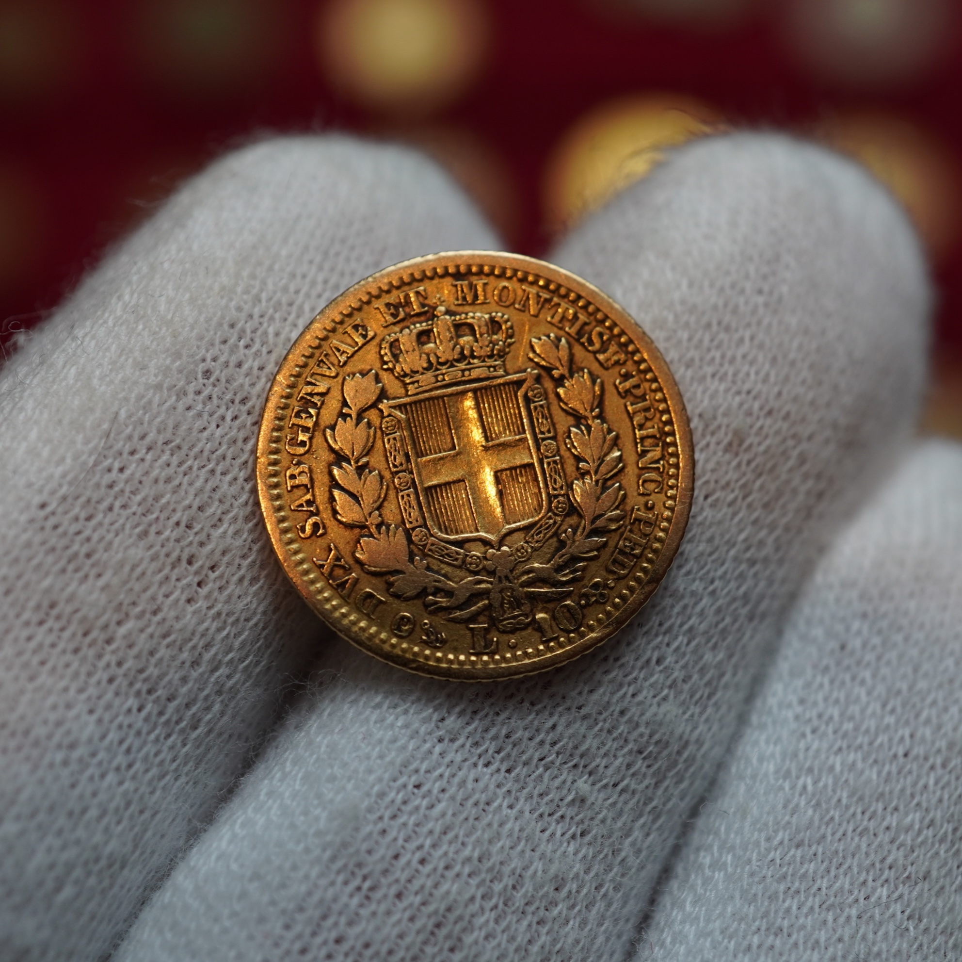 Italie - 10 Lire Charles-Albert 1833 Gênes – Image 3