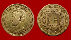 Italie - 10 Lire Charles-Albert 1833 Gênes
