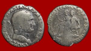 Vespasien, Titus et Domitien - Denier